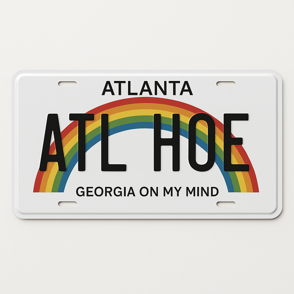ATL HOE License Plate